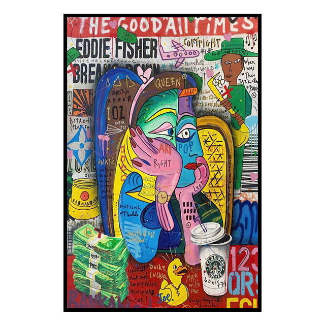 GraffitiCanvas™ | Street Art Banks Canvas Painting