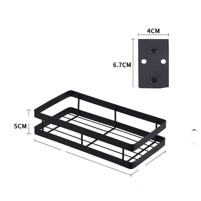Metal Wall-Mounted Spice Rack Multifunctional Item