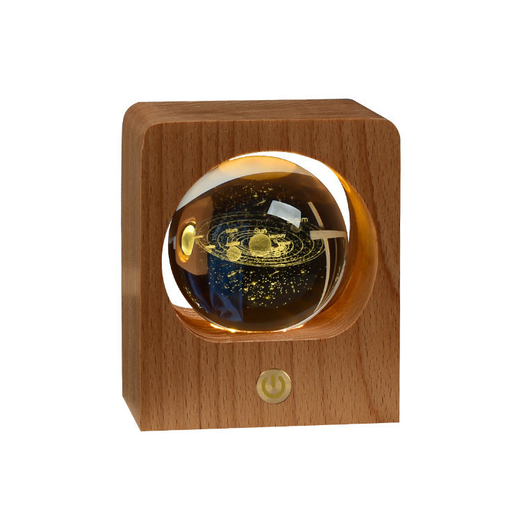 3D Crystal Ball Night Light