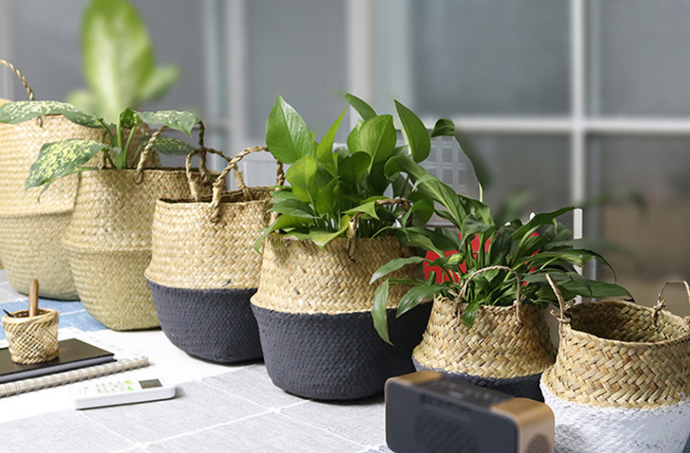 SeaWeave™ | Storage Laundry Seagrass Baskets