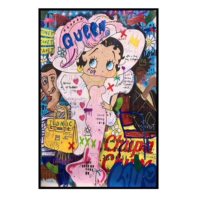 GraffitiCanvas™ | Street Art Banks Canvas Painting