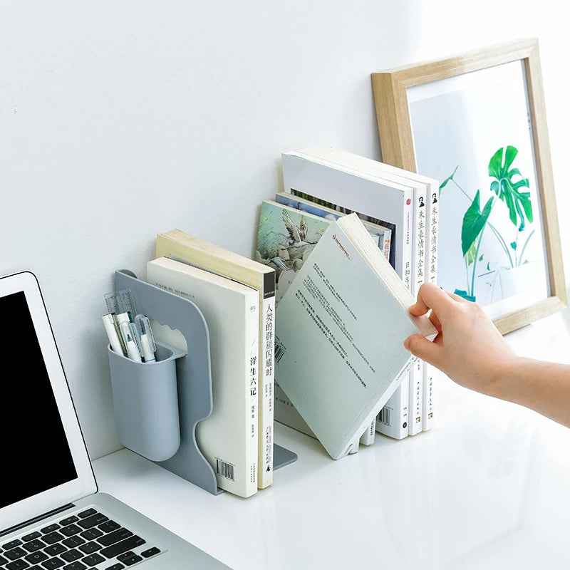 FoldAway™ | Retractable Bookends for Shelf Books