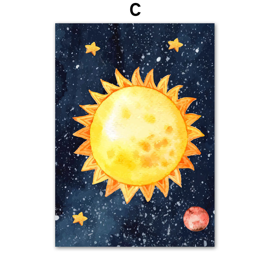 GalacticExplorer™ | Canvas Astronaut Wall Art Painting