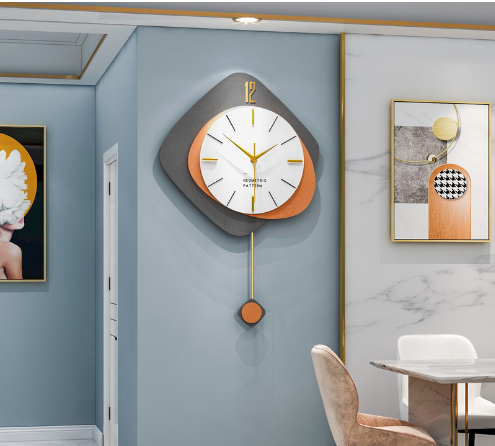 ChicTime™ | Wooden Wall Clock with Picture Frame Decoration