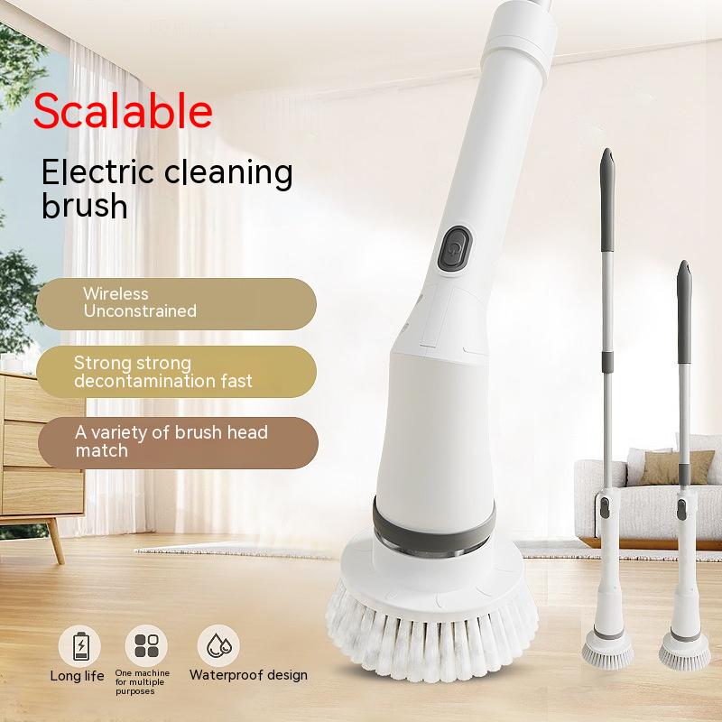 ScrubEase™ | Electric Multifunction Wall Scrubber Brush