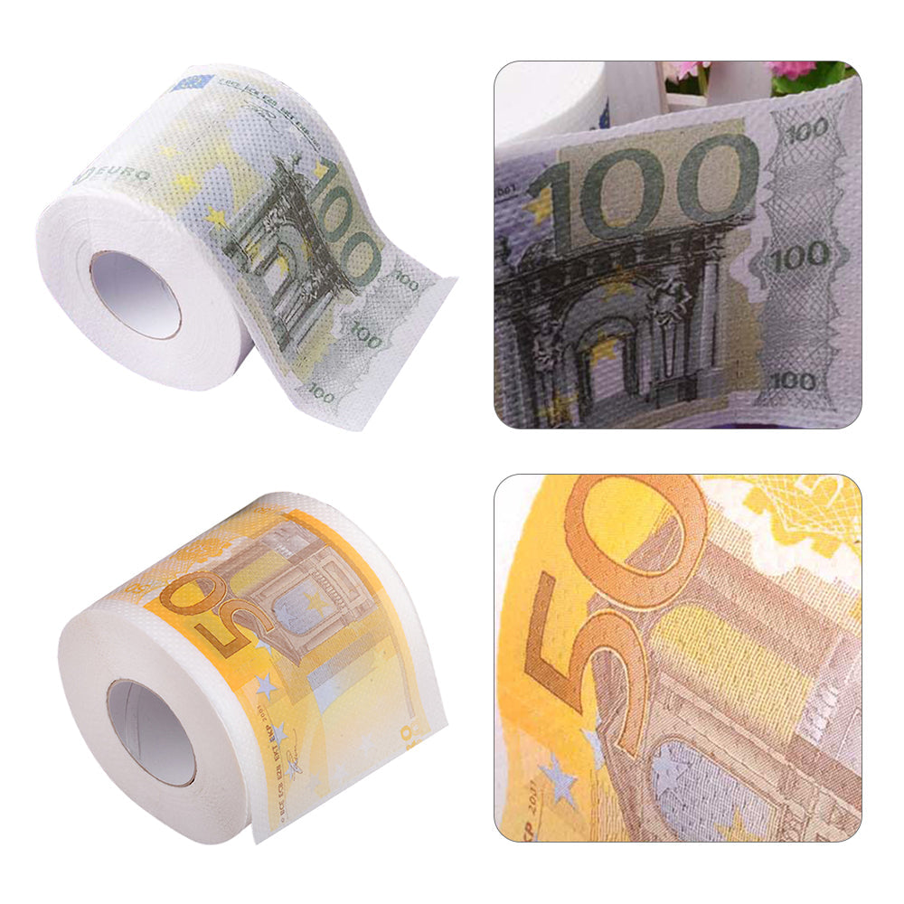 CashRoll™ | Household Currency Toilet Paper with Core