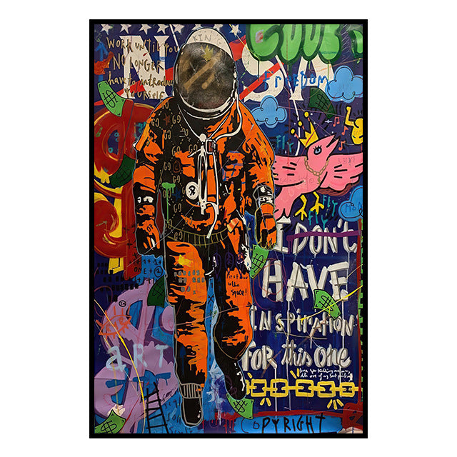 GraffitiCanvas™ | Street Art Banks Canvas Painting