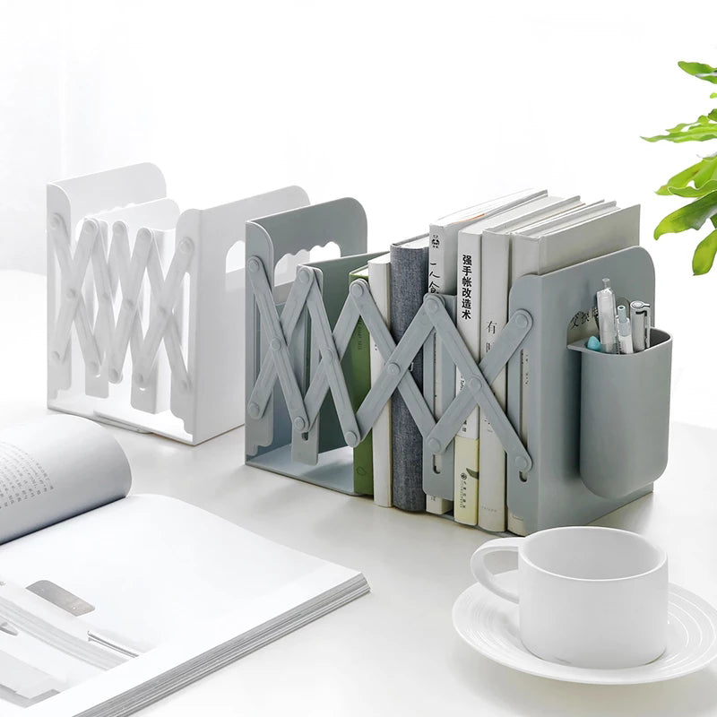 FoldAway™ | Retractable Bookends for Shelf Books