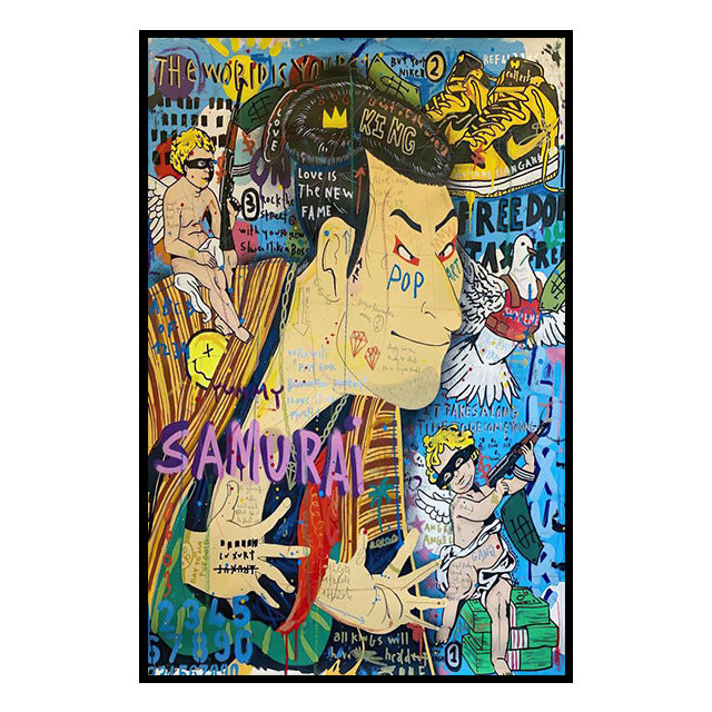 GraffitiCanvas™ | Street Art Banks Canvas Painting