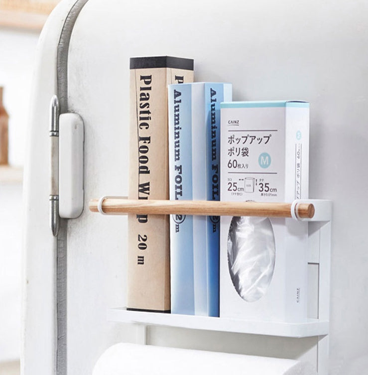 Refrigerator Rack Side Hanging Magnet Shelf Rack