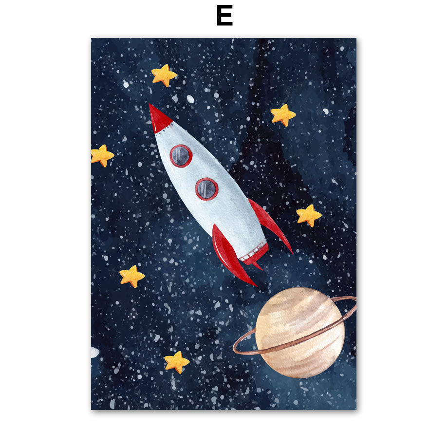 GalacticExplorer™ | Canvas Astronaut Wall Art Painting