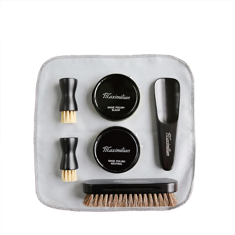 ShoeShineLux™ | Leather Shoe Brush Household Set