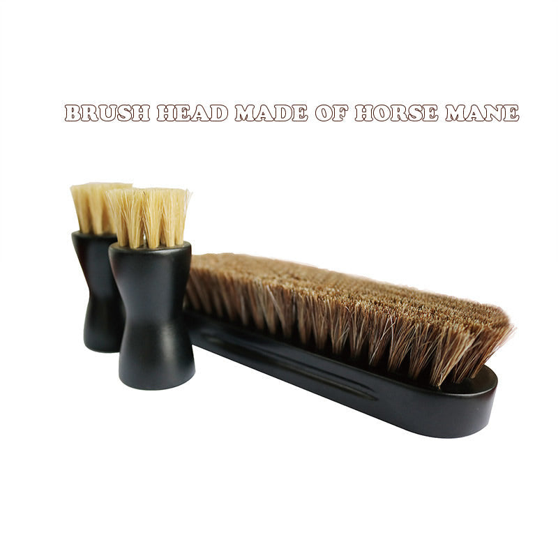 ShoeShineLux™ | Leather Shoe Brush Household Set