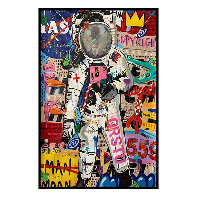 GraffitiCanvas™ | Street Art Banks Canvas Painting