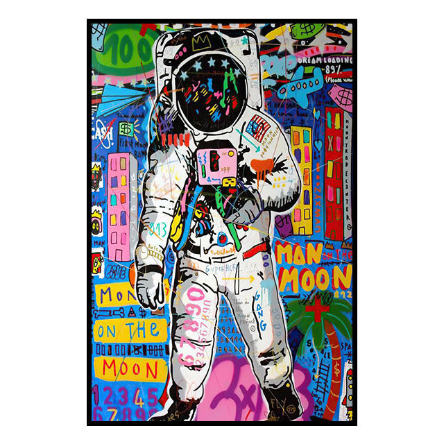GraffitiCanvas™ | Street Art Banks Canvas Painting