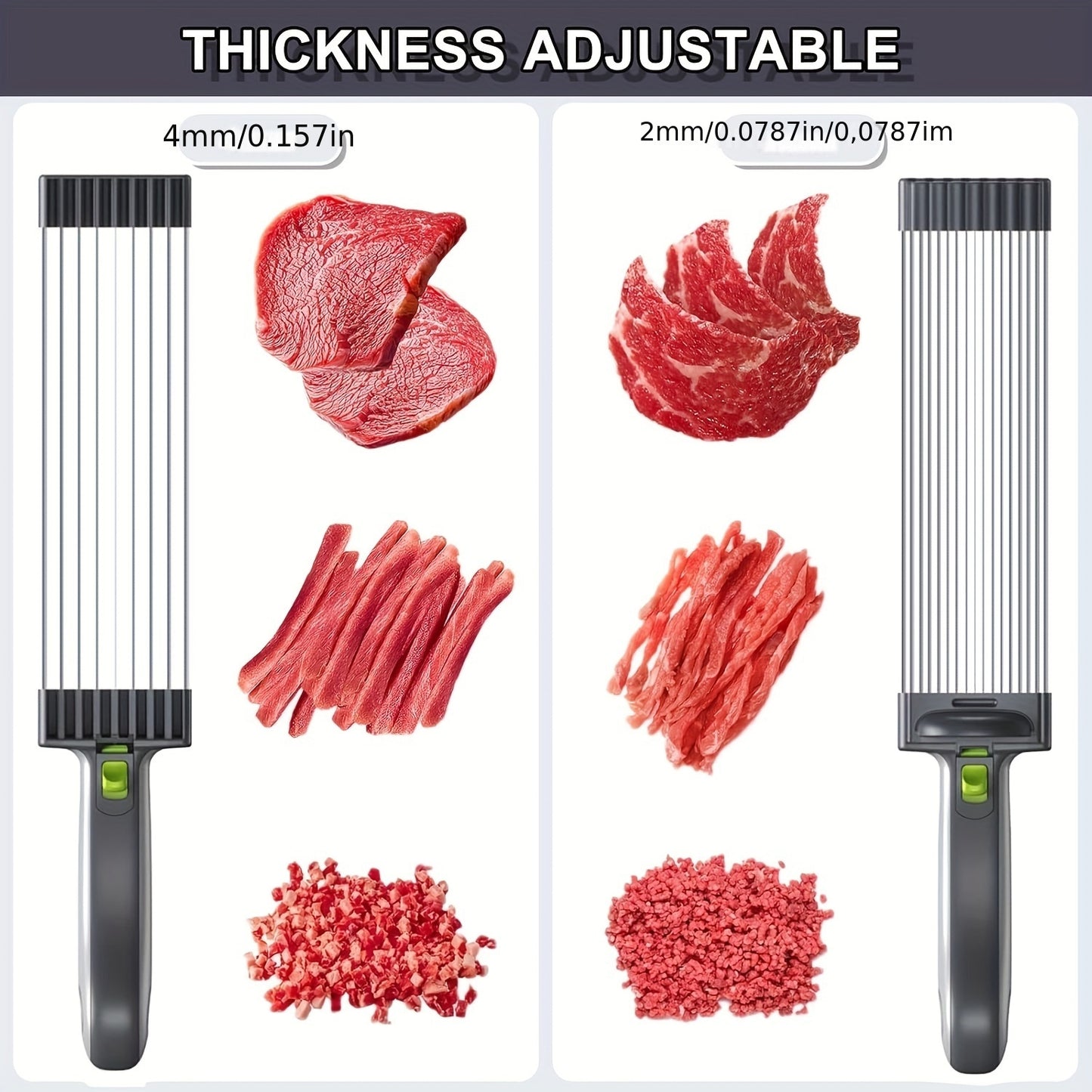 Manual Beef Cutter for Slicing & Shredding