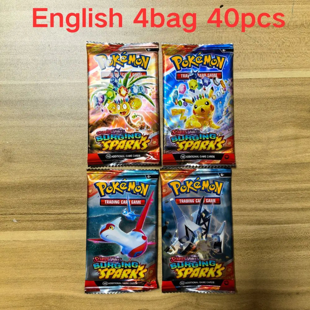 10/40PC Pokemon Card Shining Fates Style English Booster Battle Carte Trading Card Game Collection GX V EX Cards Toys Kids Gifts