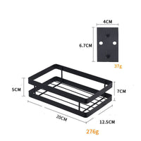 Metal Wall-Mounted Spice Rack Multifunctional Item