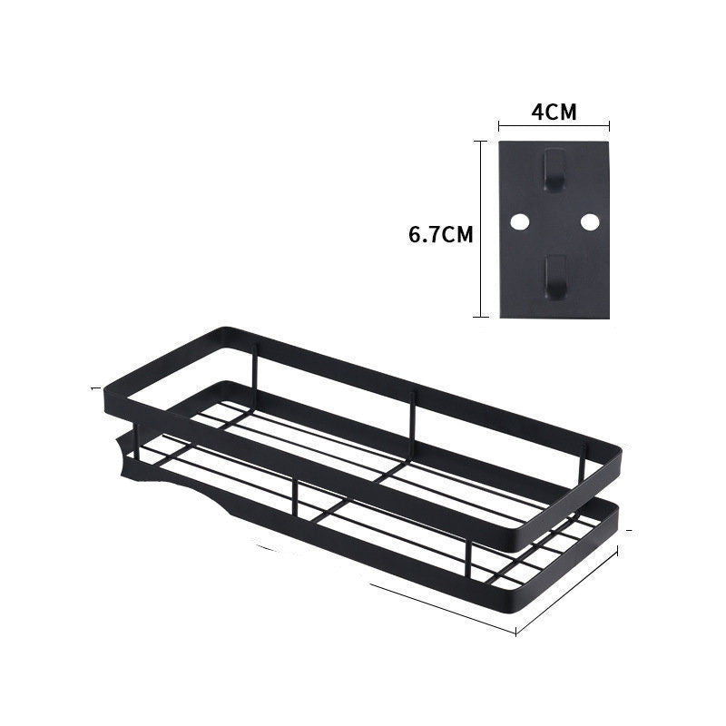 Metal Wall-Mounted Spice Rack Multifunctional Item