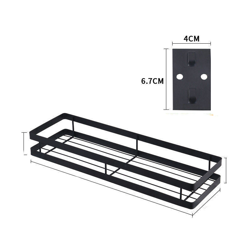 Metal Wall-Mounted Spice Rack Multifunctional Item