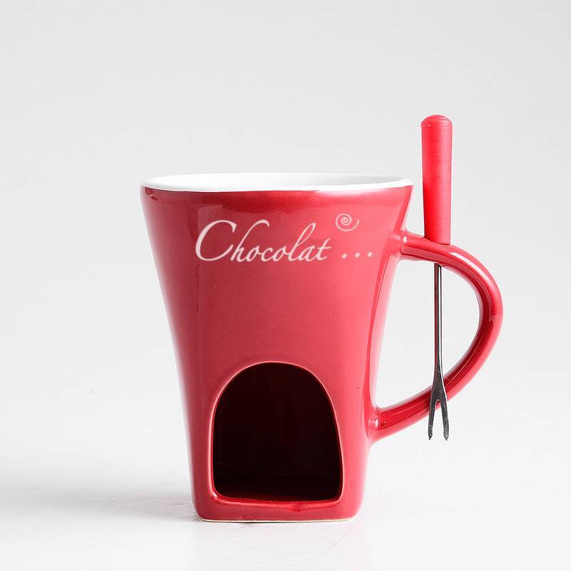 Mini Fondue Mug Set – Chocolate, Cheese & Butter Warmer