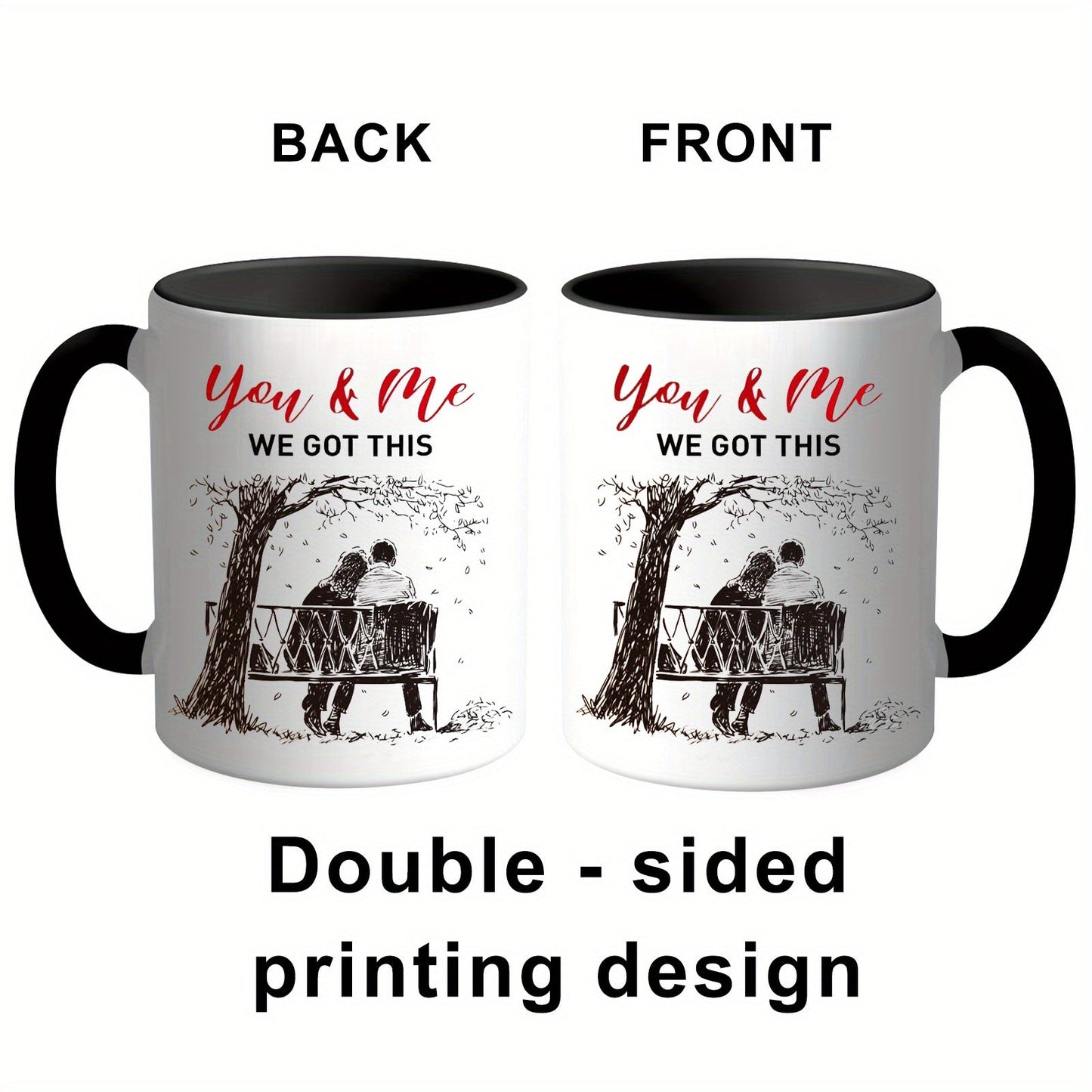 You & Me Couple Mug