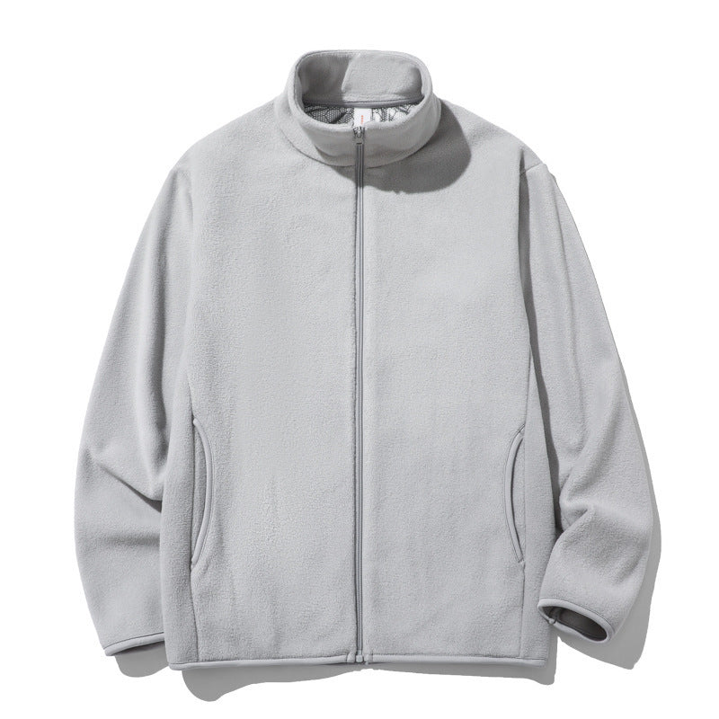 Outdoor Sports Fleece Graphene Technology Thermal Insulation Cold-resistant Coat Color Matching Fleece Sweater