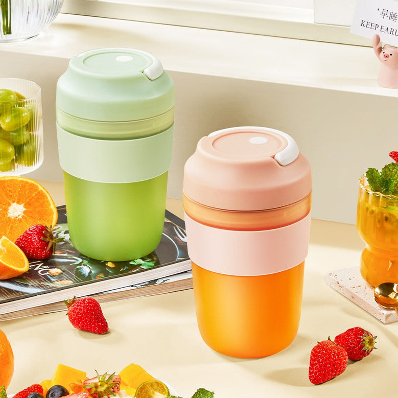 Portable Blender Juicer Cup With 4 Blades For Shakes