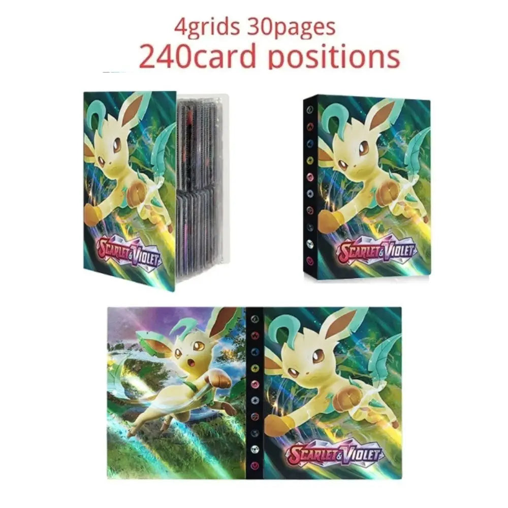 240PCS Pok é mon Cards Album Book Cartoon Anime Charizard Pikachu Game Card VMAX GX EX Holder Collection Binder Folder Toy Gift