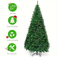 1pc 6.5ft Super Dense PET Material Artificial Christmas Tree