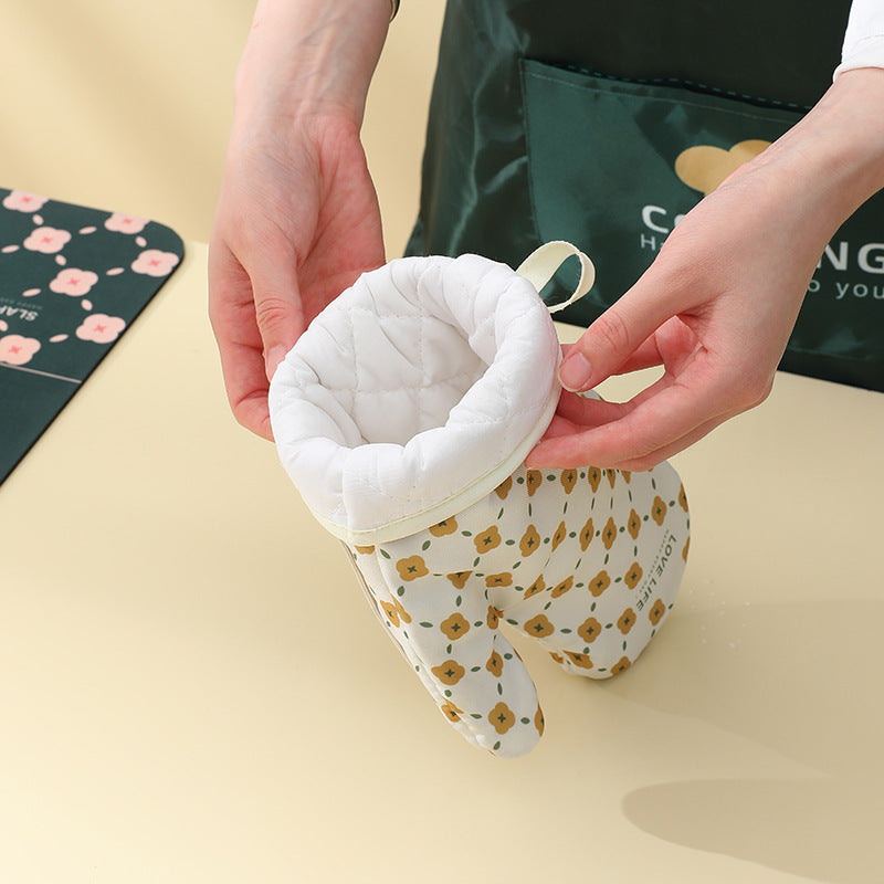 Anti-Scalding Microwave Cotton Non-Slip Insulation Gloves