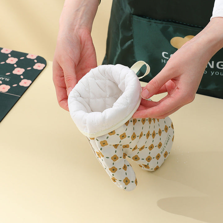 Anti-Scalding Microwave Cotton Non-Slip Insulation Gloves