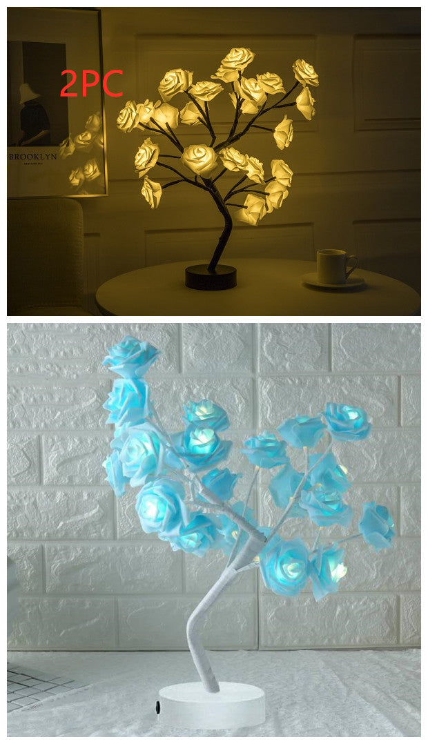 Rose Flower LED Table Lamp