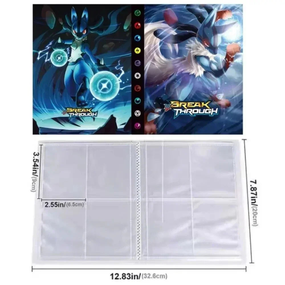 240PCS Pok é mon Cards Album Book Cartoon Anime Charizard Pikachu Game Card VMAX GX EX Holder Collection Binder Folder Toy Gift