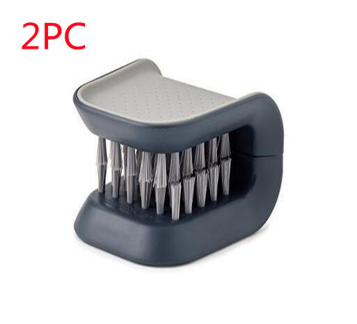 U-Shaped Knife And Cutlery Cleaner Brush