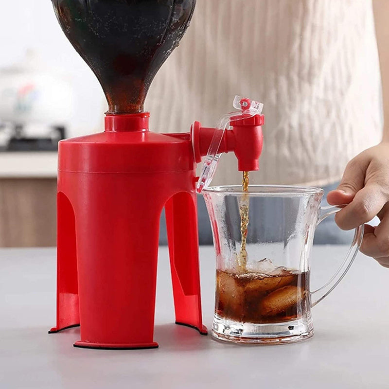 Upside Down Beverage Dispenser for Bottles