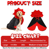 Vampire, Witch & Wizard Cloak for Cats & Small Dogs