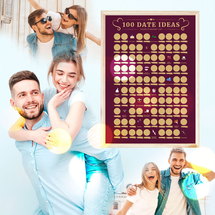 Couples Dating Scratch-Off Poster