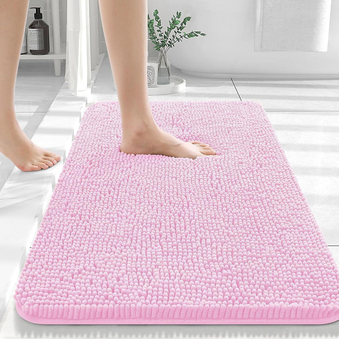Chenille Non-Slip Absorbent Floor Mat – Soft & Durable