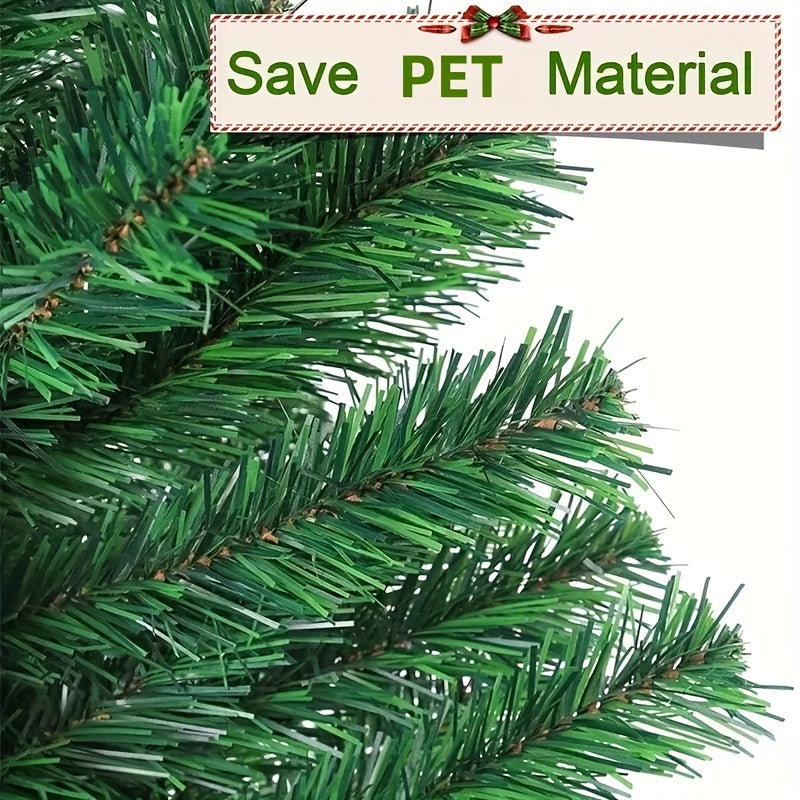 1pc 6.5ft Super Dense PET Material Artificial Christmas Tree