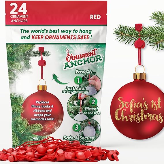 ORNAMENT ANCHOR Ornament Hooks for Hanging Christmas Decorations