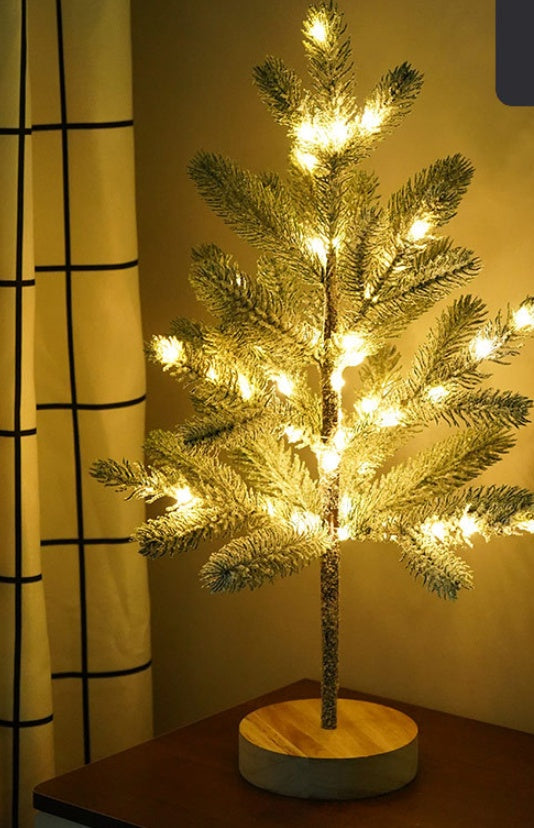 Decorative Lighted LED Battery Operated PineTree