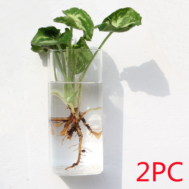 Fashion Wall Hanging Glass Flower Vase