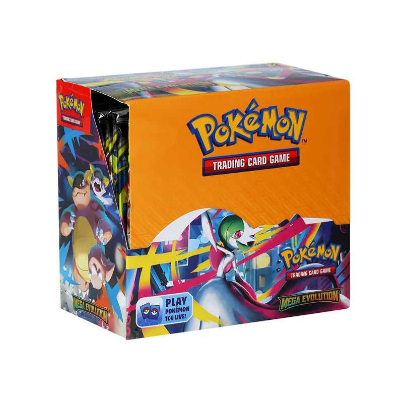 360Pcs Pokemon Card MEGA EVOLUTION Lucario Prismatic Evolutions Game Cartoon English Booster Battle Transaction Card Gift
