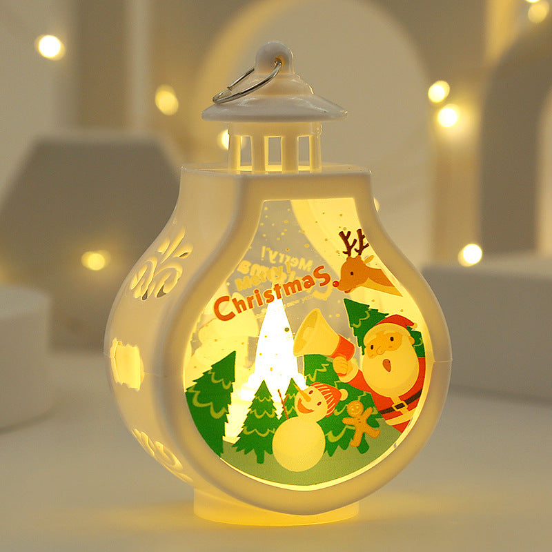 Romantic Christmas Candle Lamp