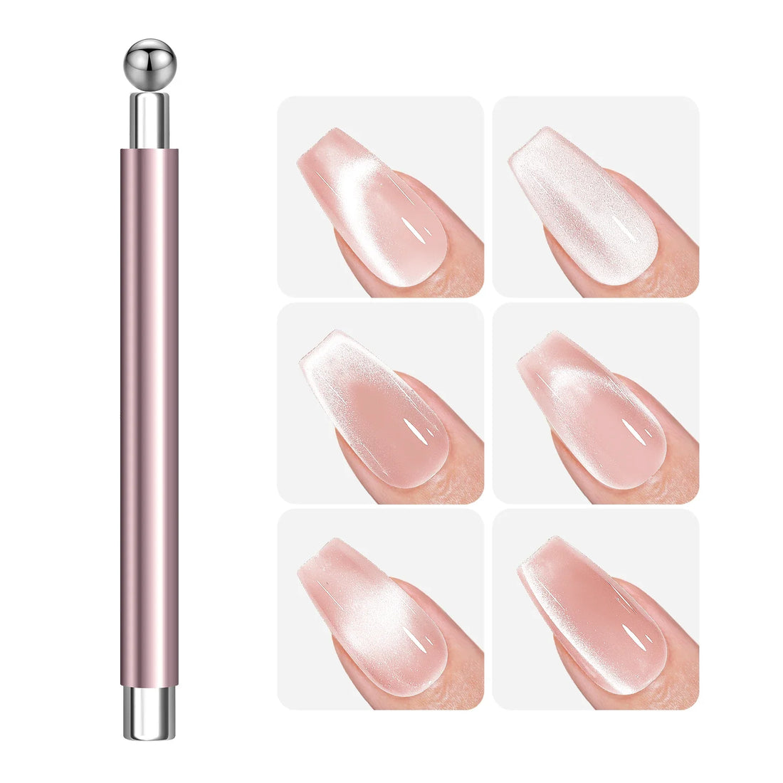 Nail Art Cat Eye Magnet Stick For Cat Eye Gel Effect Creative Ornaments Nail Props Tools Gel Special Velvet 5D Nail DIY Tool