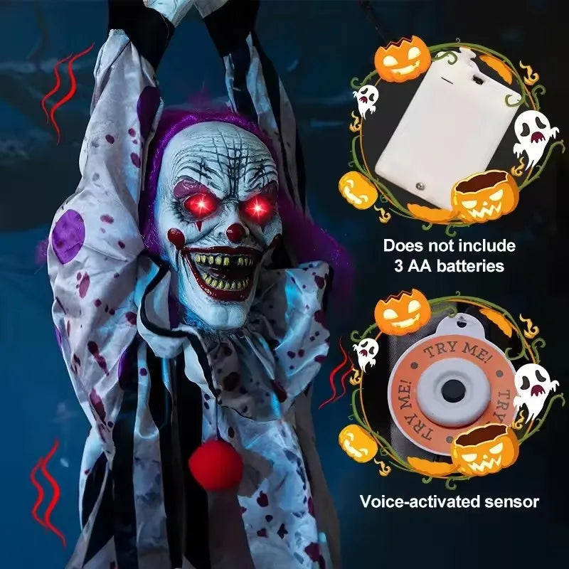 Hanging Ghost Clown
