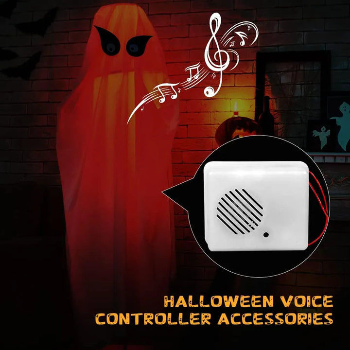 Sound Sensor Halloween Scream Speaker Horror Screaming Tricky Voice-activated Props Scary Sound Sensor For Party Decoration