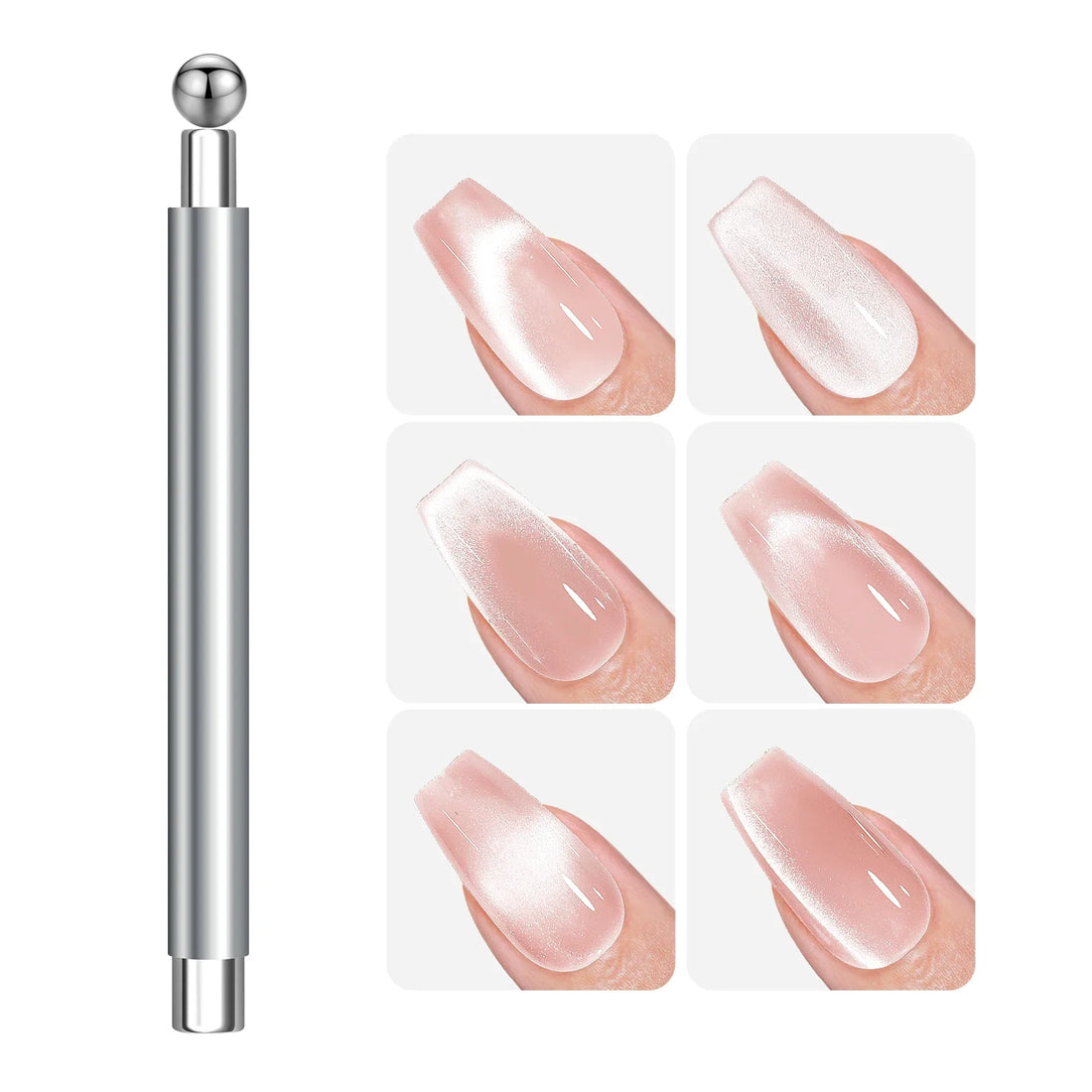 Nail Art Cat Eye Magnet Stick For Cat Eye Gel Effect Creative Ornaments Nail Props Tools Gel Special Velvet 5D Nail DIY Tool