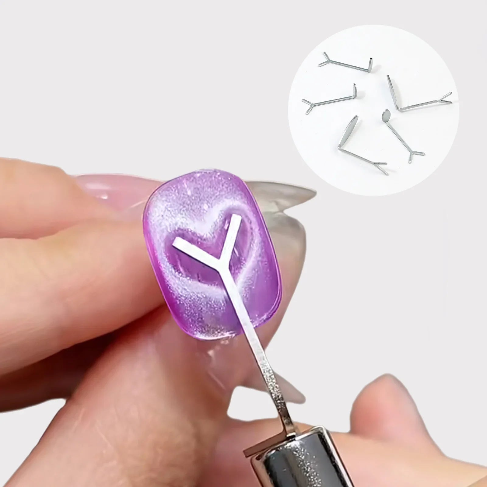 Nail Art Cat Eye Magnet Stick For Cat Eye Gel Effect Creative Ornaments Nail Props Tools Gel Special Velvet 5D Nail DIY Tool